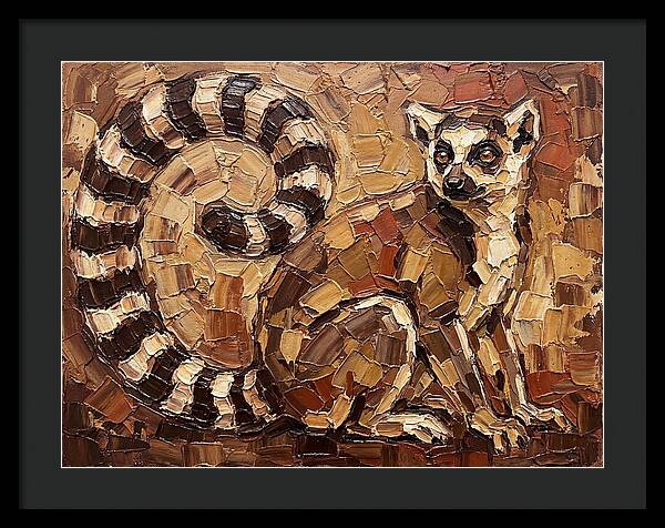 Lemur In Earthy Tones