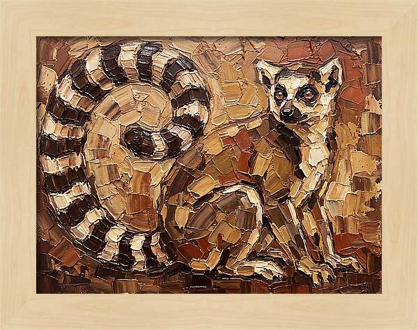 Lemur In Earthy Tones