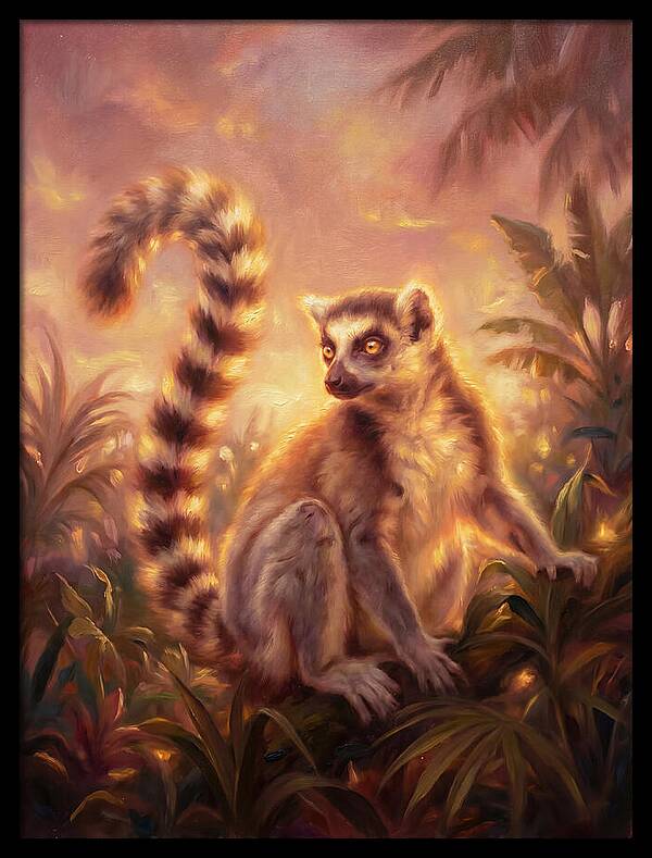 Lemur In Twilight