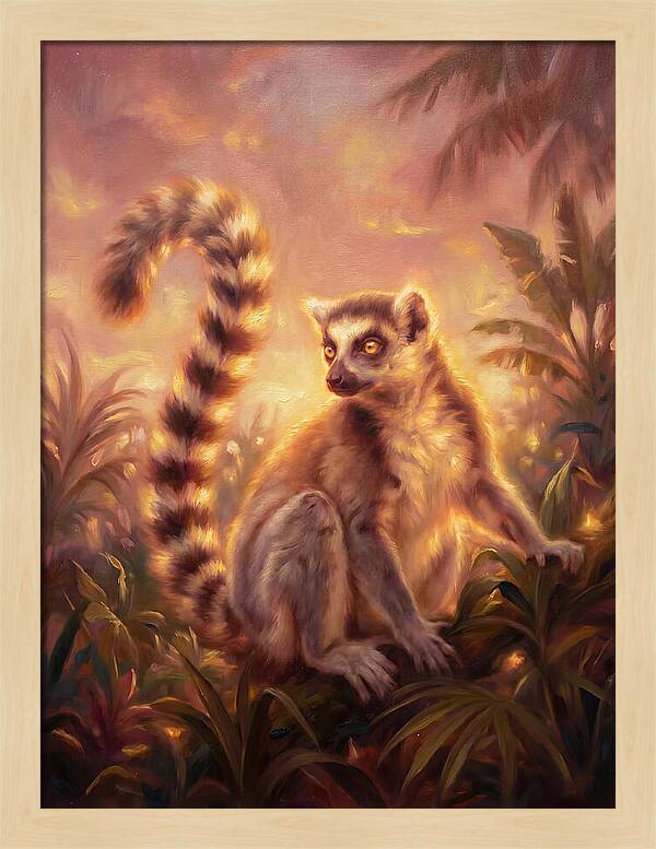 Lemur In Twilight