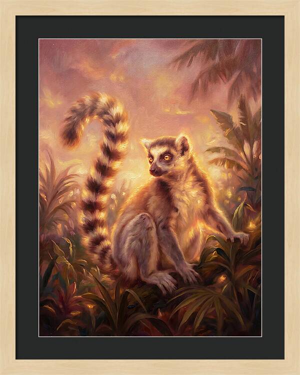 Lemur In Twilight