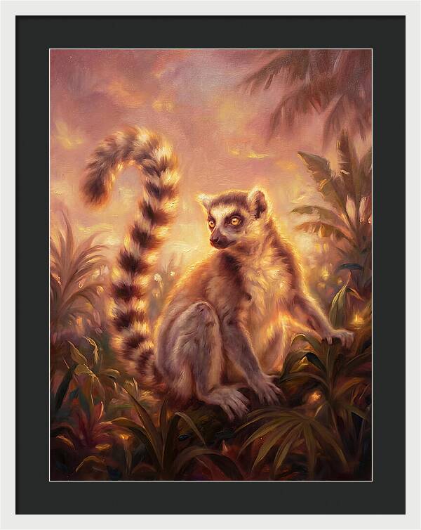 Lemur In Twilight