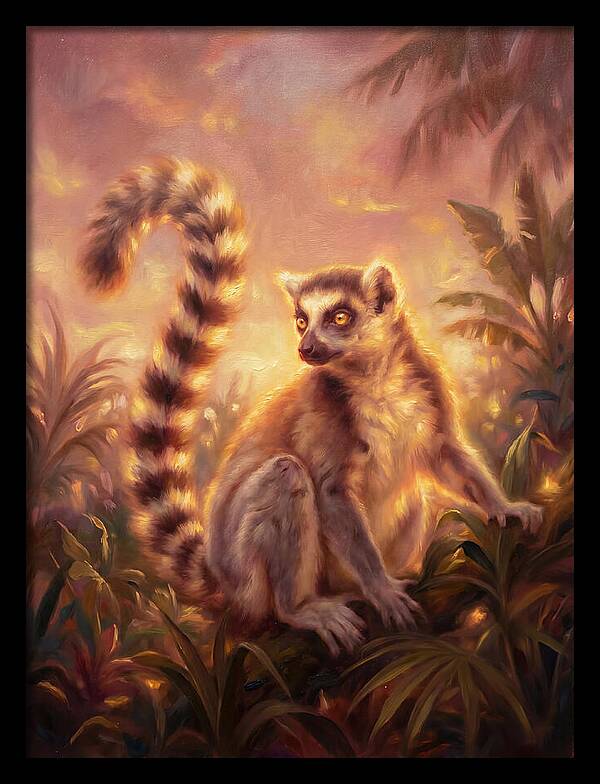 Lemur In Twilight