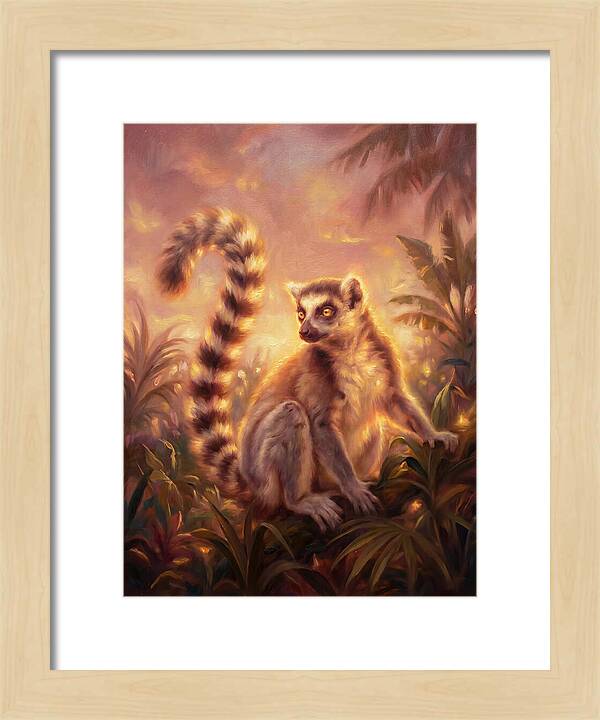 Lemur In Twilight
