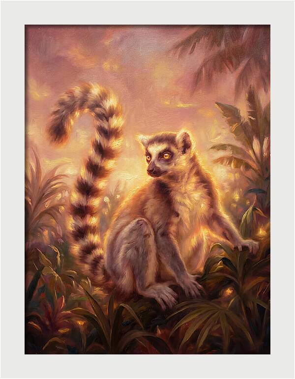 Lemur In Twilight