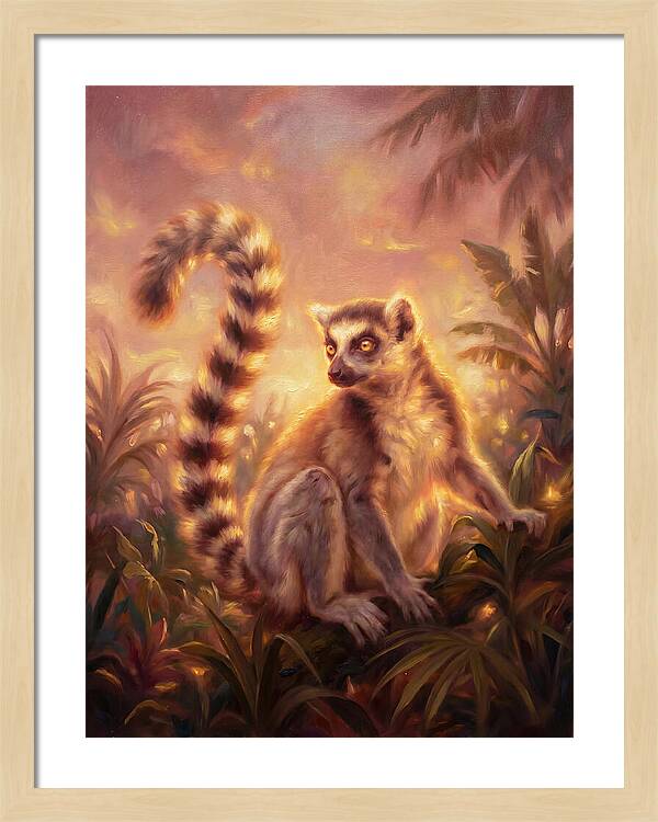 Lemur In Twilight