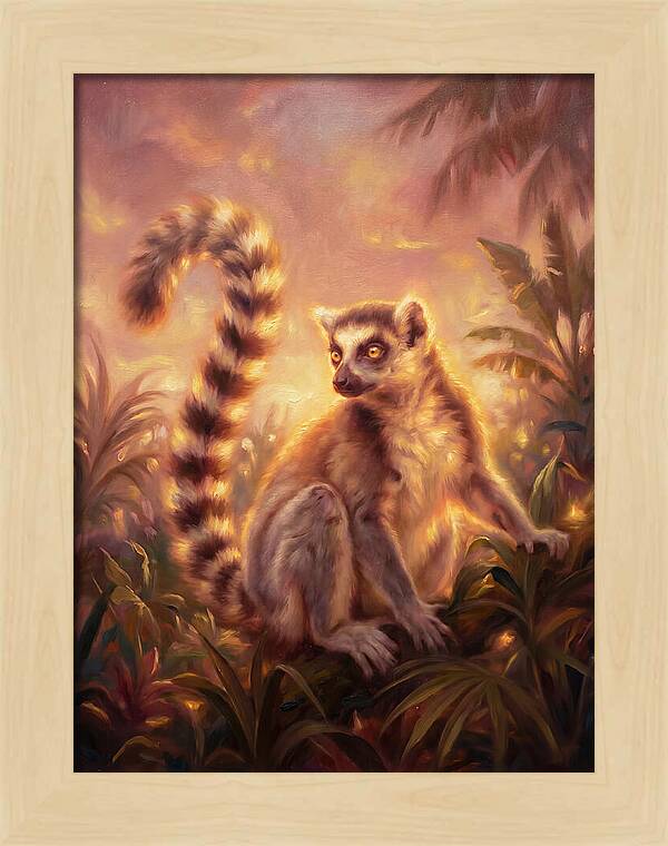 Lemur In Twilight