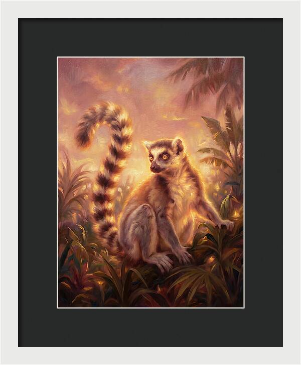 Lemur In Twilight