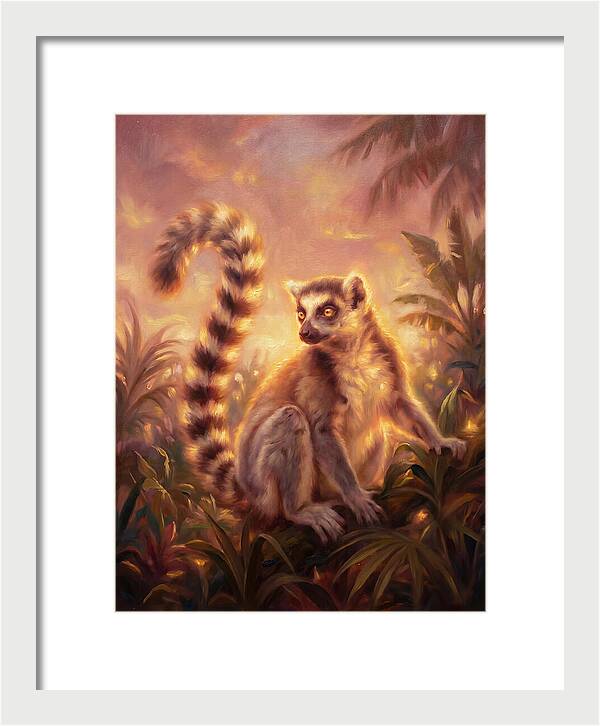 Lemur In Twilight
