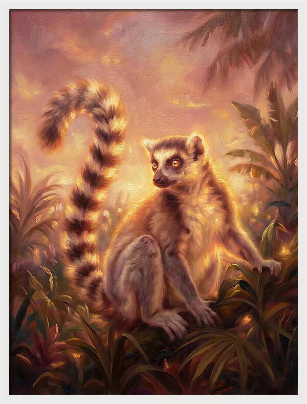 Lemur In Twilight