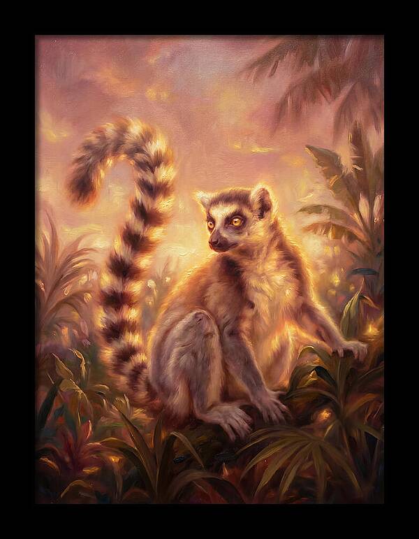 Lemur In Twilight