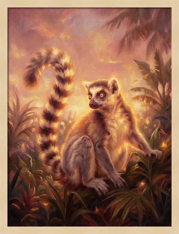 Lemur In Twilight