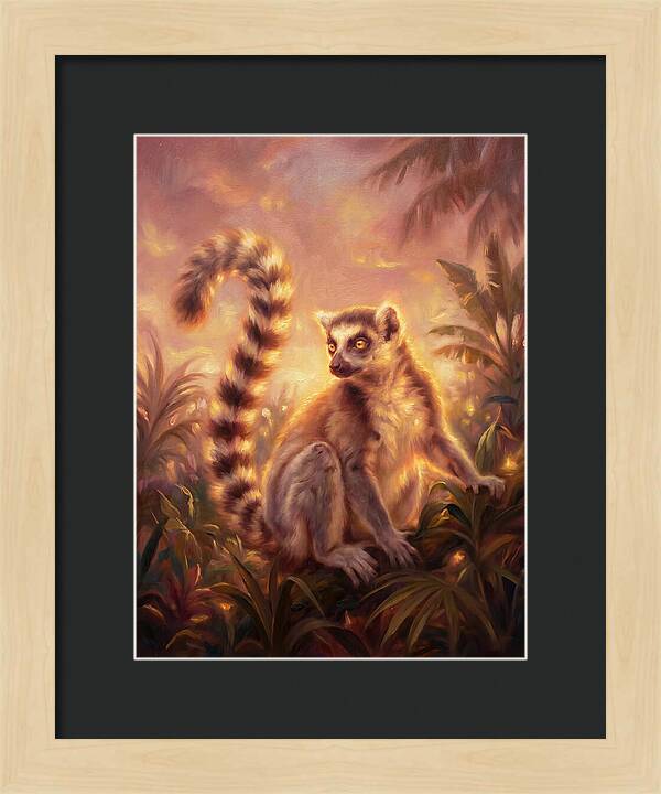 Lemur In Twilight