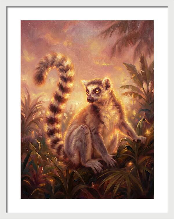 Lemur In Twilight