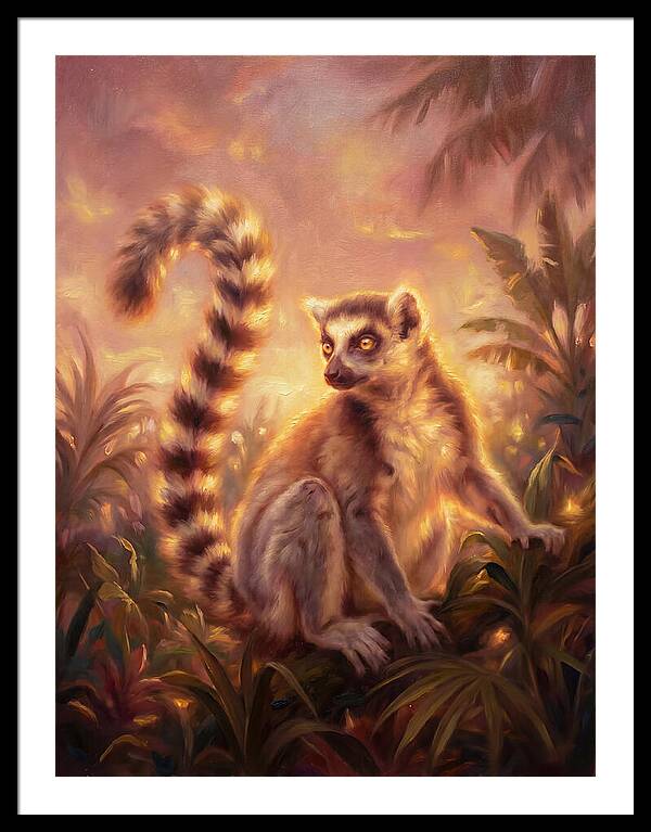 Lemur In Twilight