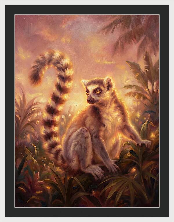 Lemur In Twilight