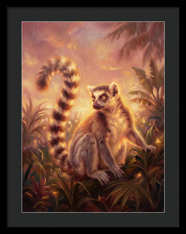 Lemur In Twilight