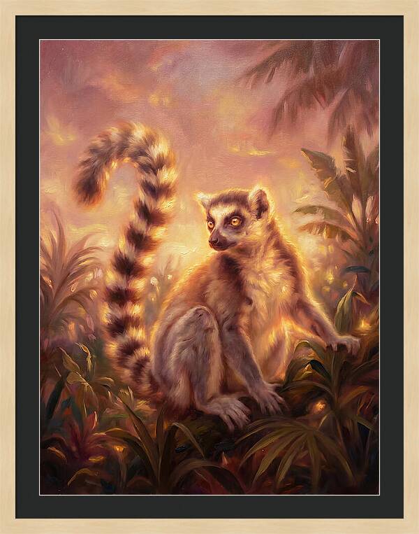 Lemur In Twilight