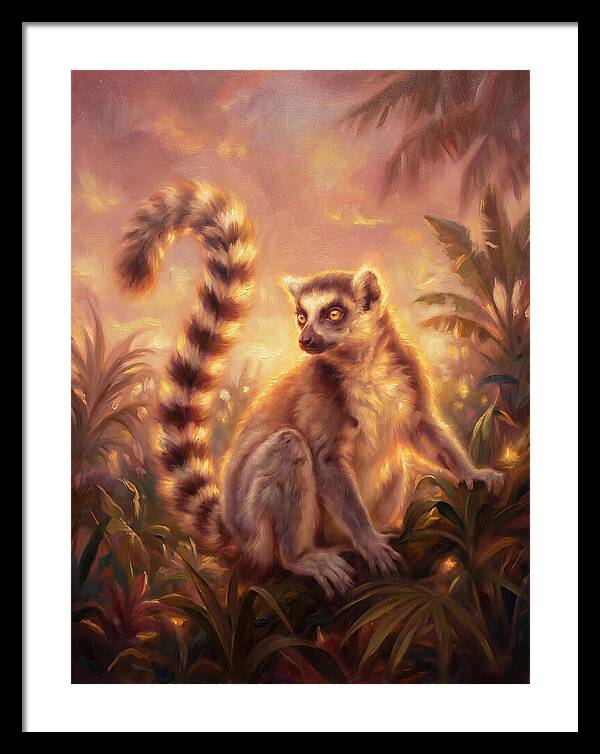 Lemur In Twilight