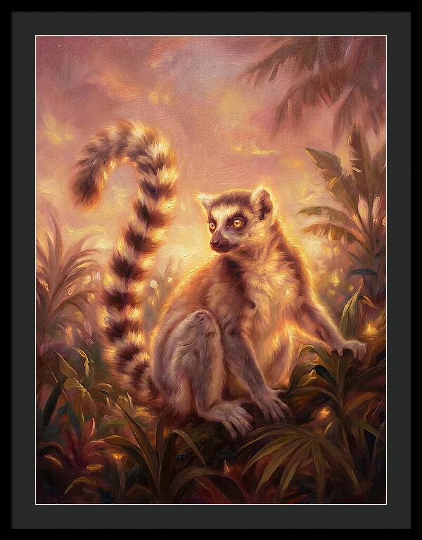 Lemur In Twilight