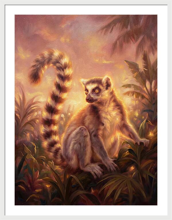 Lemur In Twilight