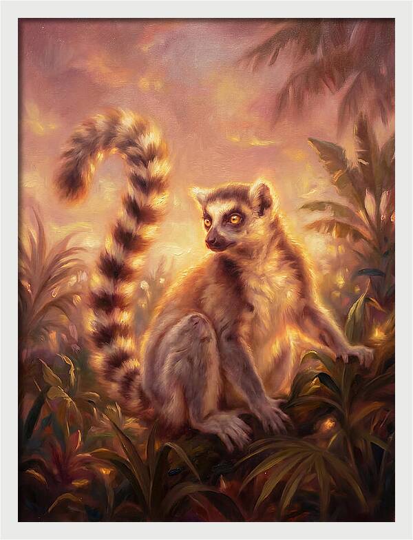 Lemur In Twilight