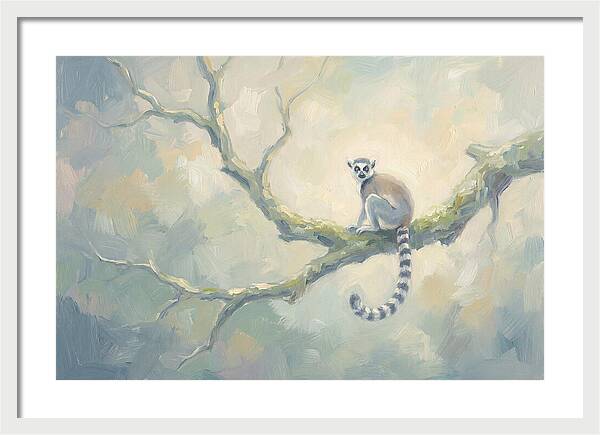 Lemur On A Branch