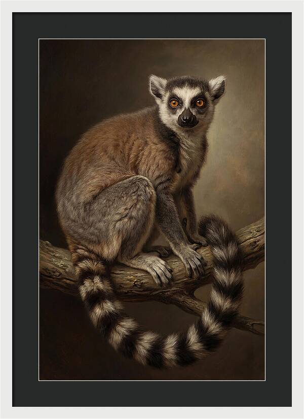 Lemur On A Branch