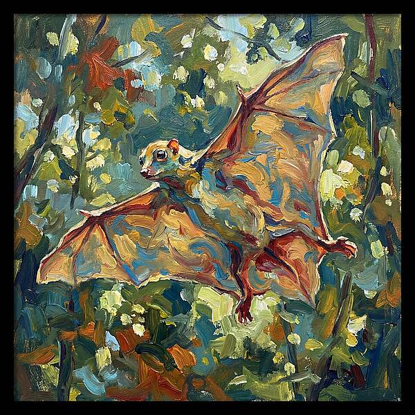 Lemur Soaring Through The Sky