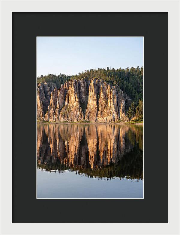 Lena Pillars At Dawn