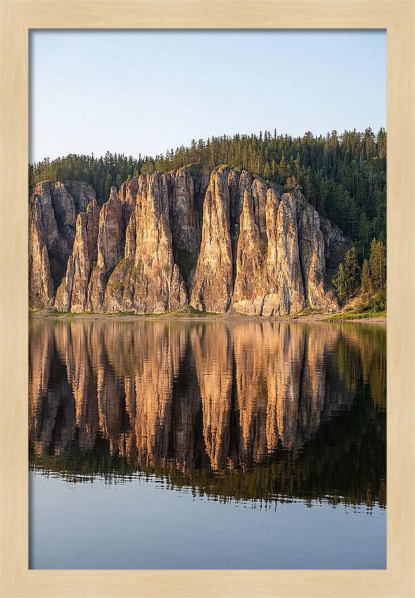 Lena Pillars At Dawn
