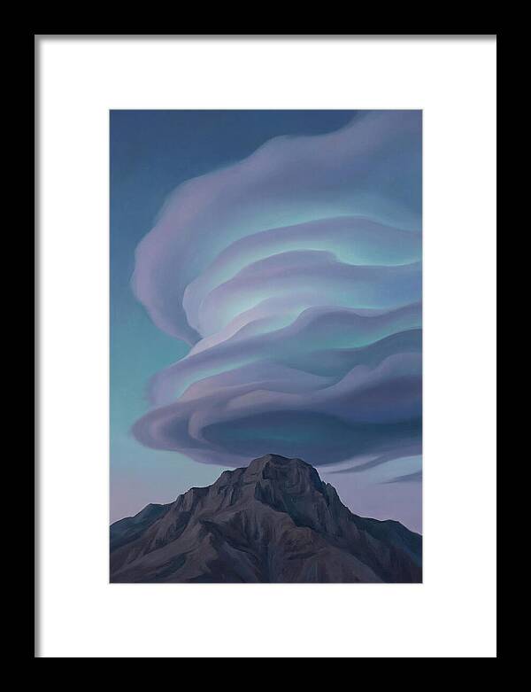 Lenticular Clouds Above Majestic Peaks