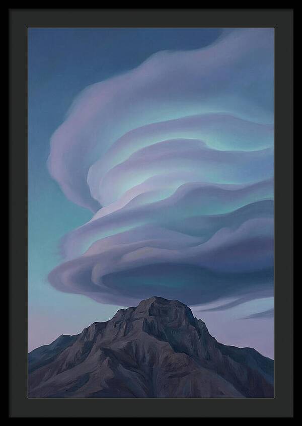 Lenticular Clouds Above Majestic Peaks
