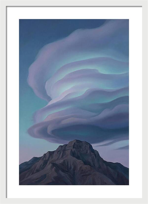 Lenticular Clouds Above Majestic Peaks