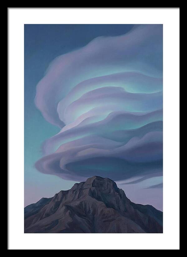Lenticular Clouds Above Majestic Peaks