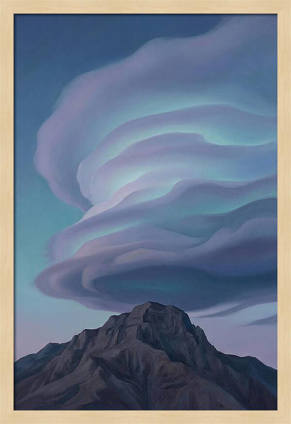 Lenticular Clouds Above Majestic Peaks