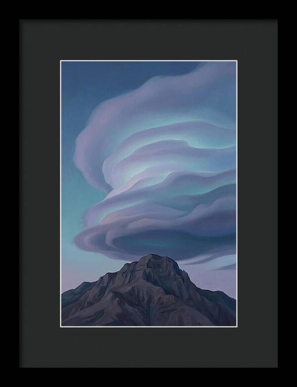 Lenticular Clouds Above Majestic Peaks