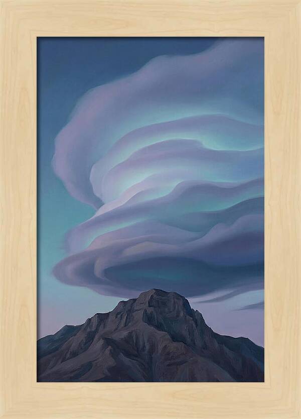 Lenticular Clouds Above Majestic Peaks