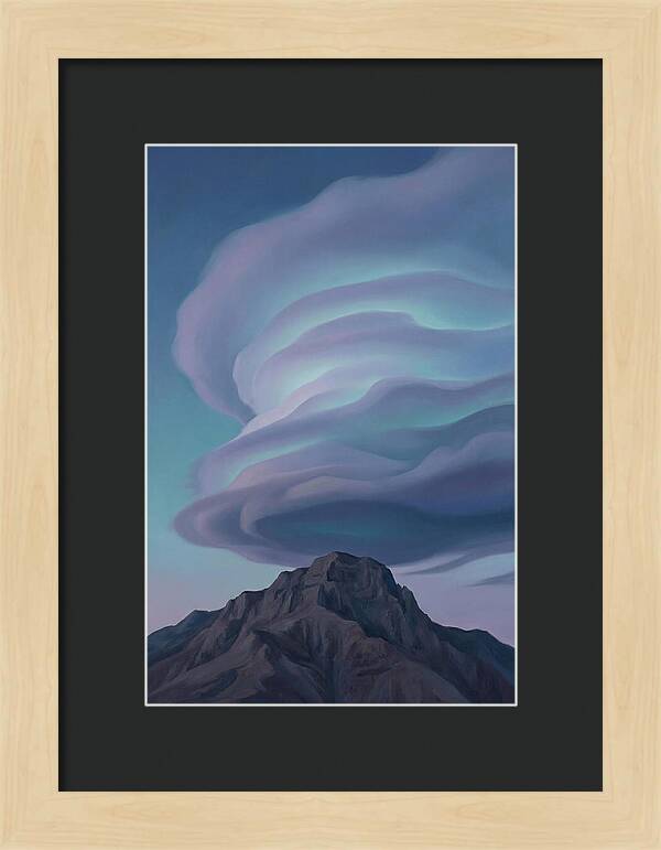 Lenticular Clouds Above Majestic Peaks