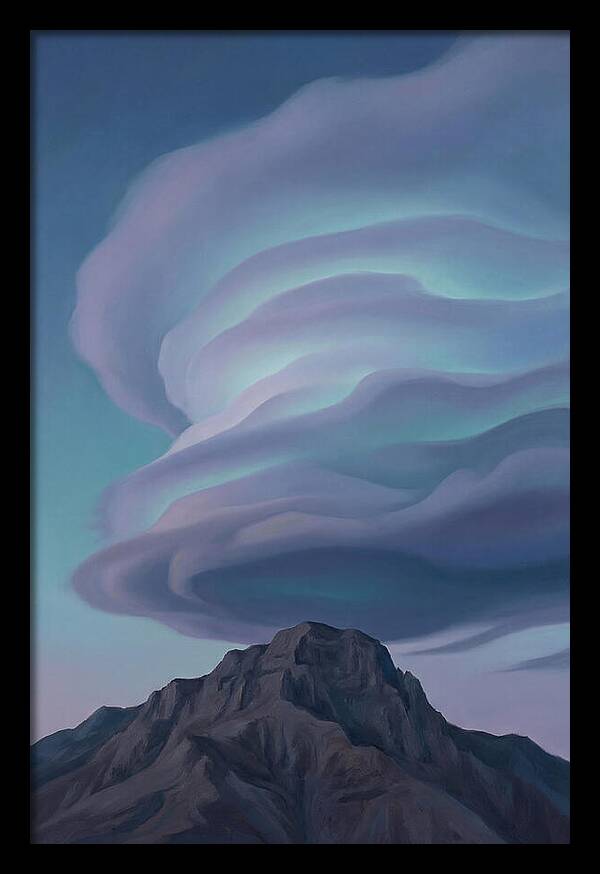Lenticular Clouds Above Majestic Peaks