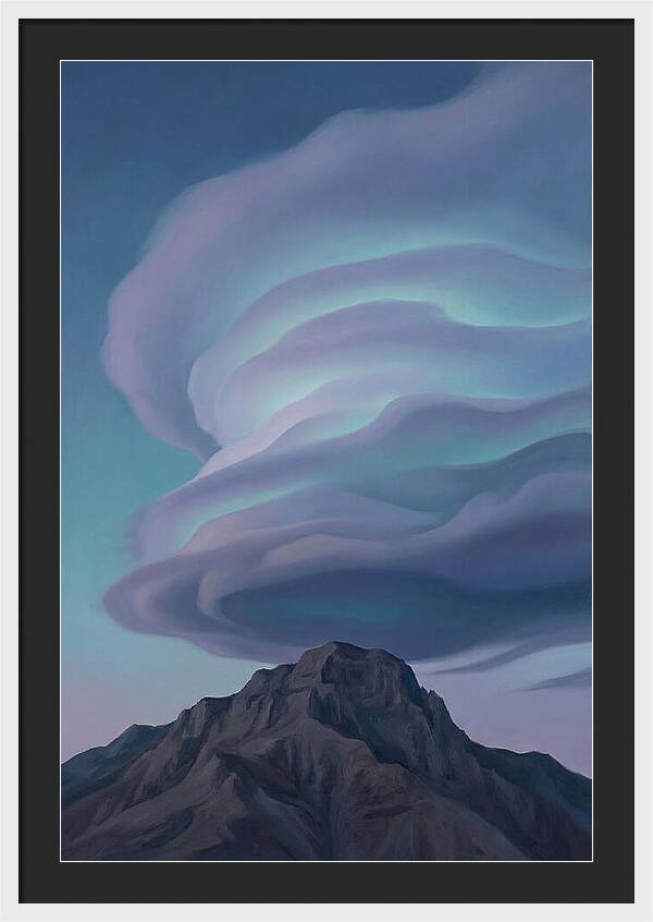 Lenticular Clouds Above Majestic Peaks