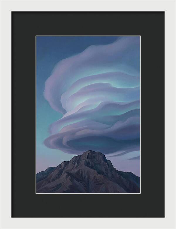Lenticular Clouds Above Majestic Peaks
