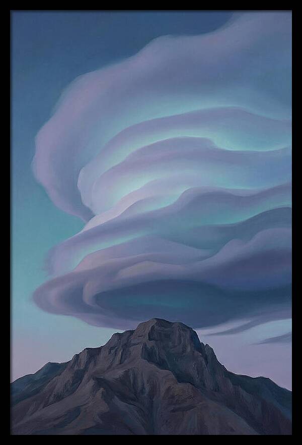 Lenticular Clouds Above Majestic Peaks