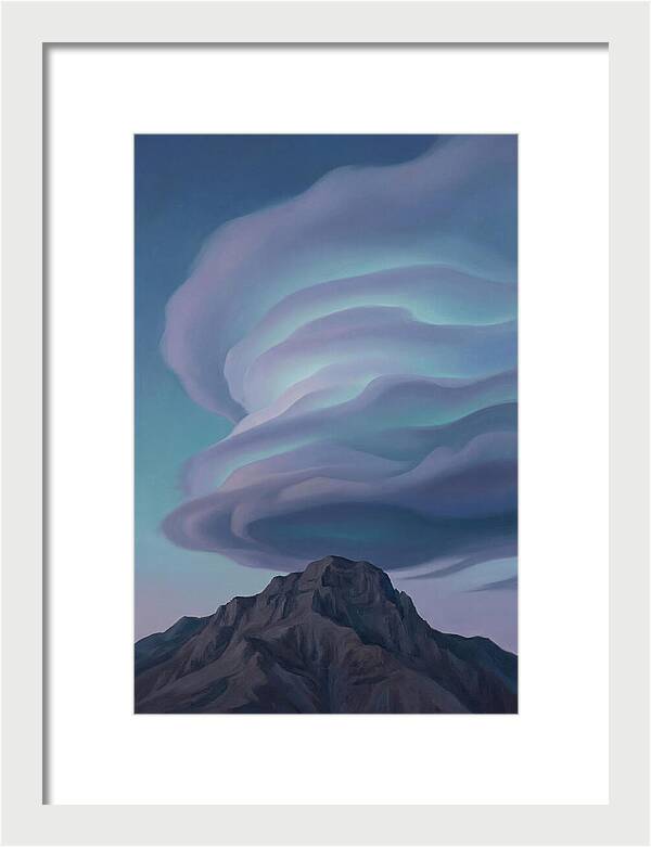 Lenticular Clouds Above Majestic Peaks
