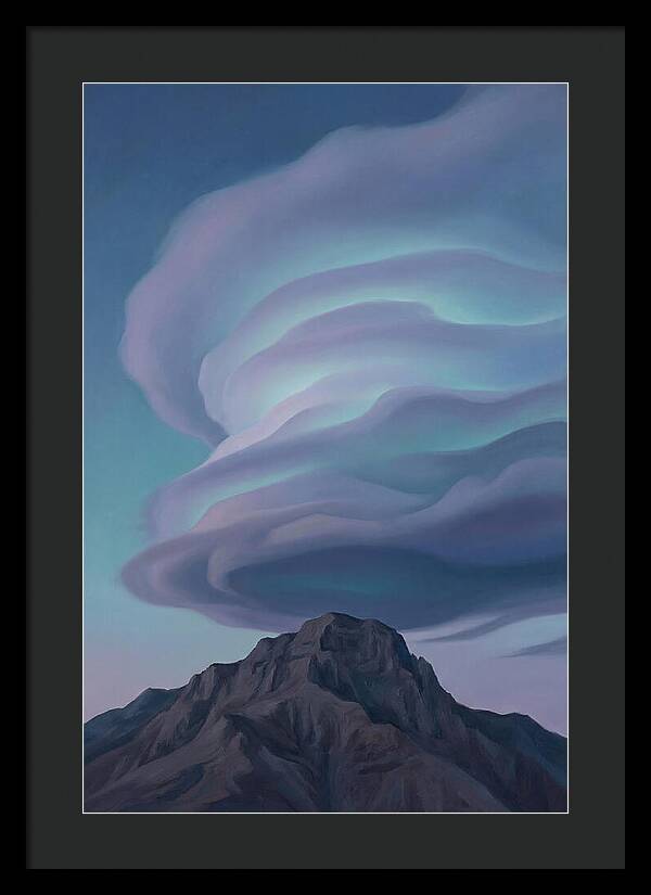 Lenticular Clouds Above Majestic Peaks