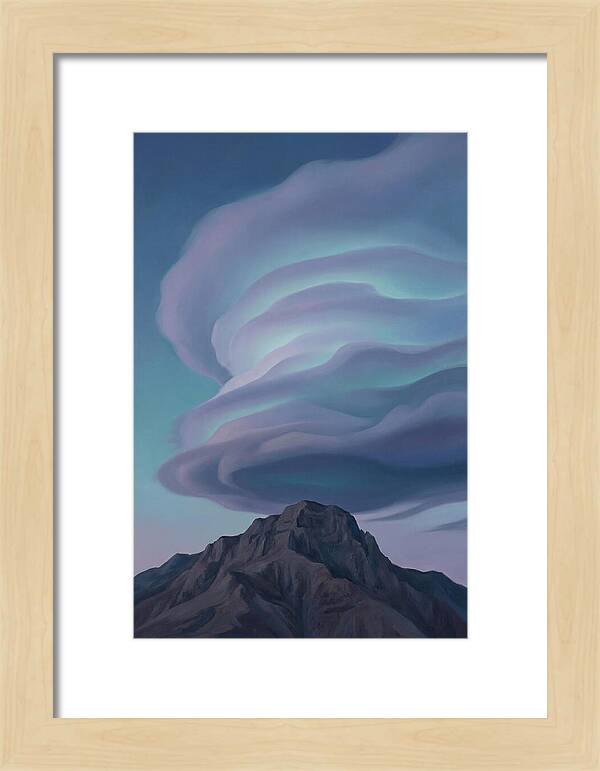 Lenticular Clouds Above Majestic Peaks
