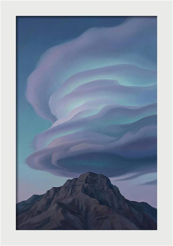Lenticular Clouds Above Majestic Peaks