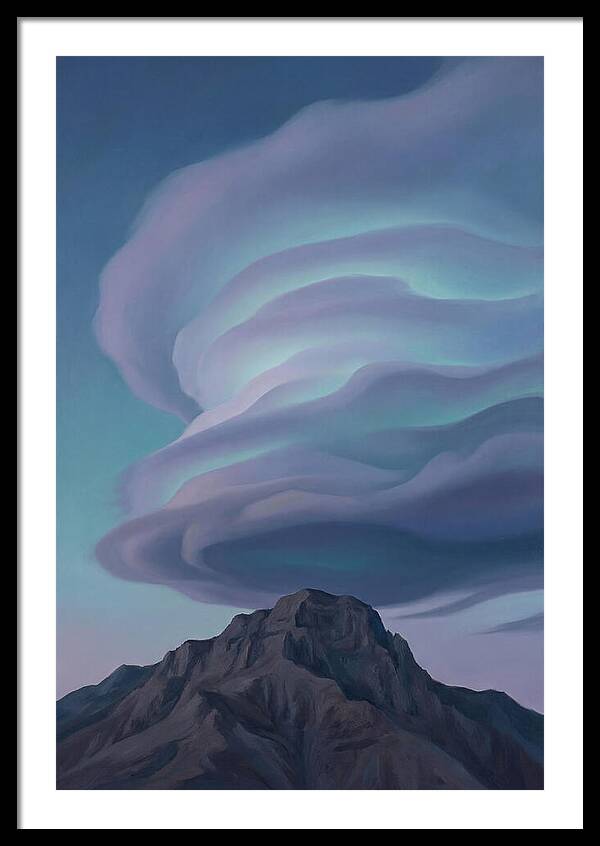 Lenticular Clouds Above Majestic Peaks