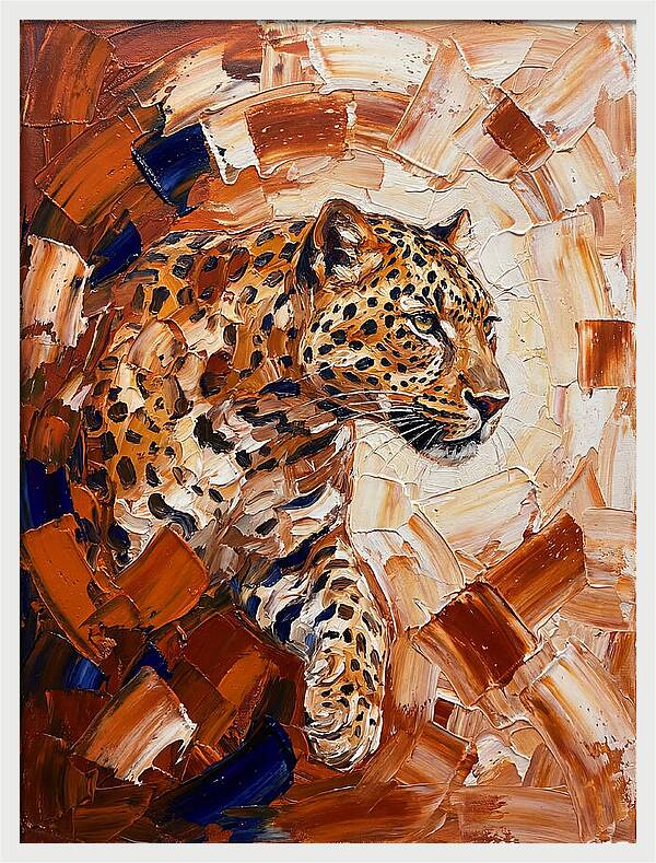 Leopard In Motion