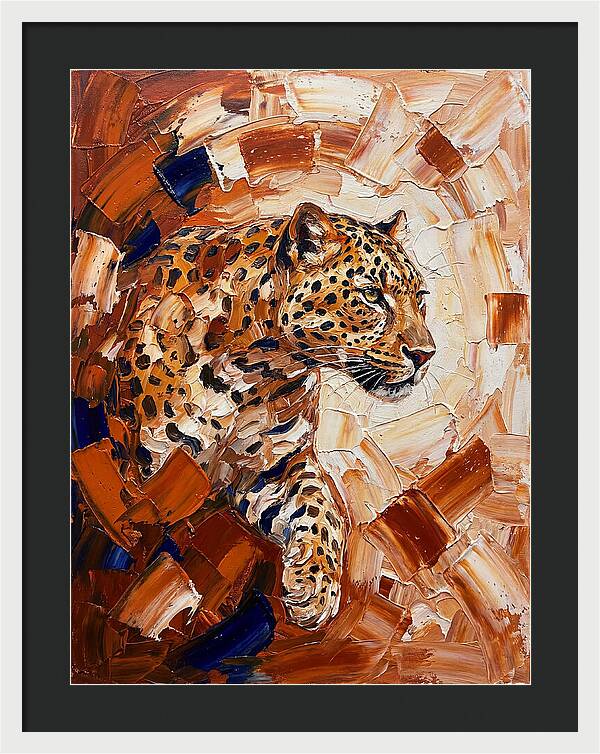 Leopard In Motion